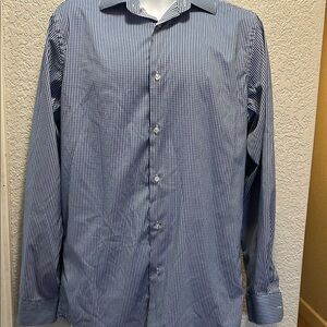 Chaps Slim Fit Stretch Dress Shirt Sz M